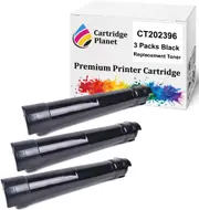 3 Pack Black Compatible Toner Cartridge for Fuji Xerox CT202396 (12,500 Pages) for Fuji Xerox DocuCentre SC2020NW SC2020