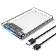 2.5 Inch HDD Enclosure SATA 3.0 to USB 3.0 5 Gbps 6TB Support UASP HD External Type C 3.1 SSD Hard Drive Case