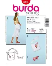 Burda Young Fashion # 8235 Fashion Bags WOMENS Craft Pattern
