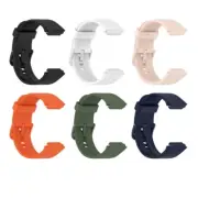 Watch Band Breathable Silicone Replacement Flexible Wriststrap Belt Soft Strap