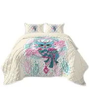 Dream Catcher and Graceful Lady Owl Coverlet