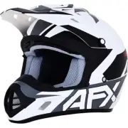 Afx FX-17 Graphics Helmet (X-Large, White/White)