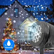 Christmas LED Snowflake Snow Projector Light Indoor Home Lamp Christmas Party Decoration