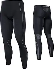 [SOUKE] Men's Compression Workout Tights Running Gym Basketball Leggings Pants