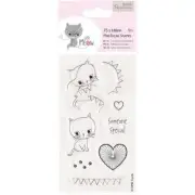 Docrafts Papermania Little Meow Clear Stamps Someone Special Cats Kittens