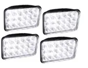 4x LED Headlights 4x6" Sealed Fog light for Freightliner FLD120 112 H4651 H4652