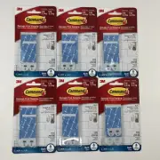 Command Bath Water Resistant Refill Strips Medium Large 3/5 lb Capacity x 6 Pack