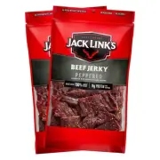 Beef Jerky, Peppered, Large Jerky Bags – Flavorful Meat Snacks, Ready to Eat ...