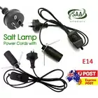 E14 Salt Lamp Power Cord Cable Dimmer ON/OFF Button Control Switch Lighting AU
