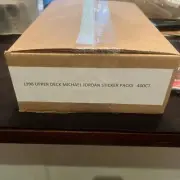 1 CASE 1998 UD Upper Deck unopened MJ Michael Jordan Basketball stickers 400 PKS