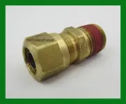 VelVac Air Brake Fitting DOT Approved 5/8" Tube 1/2" NPT Male Connector 2 PC