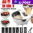 9IN1 Kitchen Cutter Assist Slicer Vegetable Potato Onion Carrot Grater Chopper A