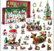 Advent Calendar 2024 Boys Girls Kids Building Toys, 24 Days Christmas PC