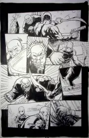 COMIC TYRESE GIBSON'S MAYHEM! ORIGINAL ART BY TONE RODRIGUEZ #1 PG 7 IMAGE