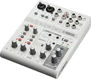 Yamaha AG06MK2 6-Channel Live Streaming Mixer, White