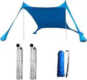 B Tent Suns Shelter Sunblock Shading Cool Shed for Fishing Camping Blue