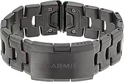 Garmin QuickFit 22 Watch Band - Vented Titanium Bracelet with Carbon Gray DLC Coating