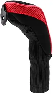Hybrid para Golf Club Head Neck Protector with Interchangeable Number Label, Red, 32.5 x 10.5cm
