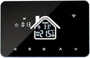 Smart Thermostat Temperature Controller for Water Heating LCD Display Touch Screen Week Programmable Underfloor Heating Thermostats for Home School Office Hotel