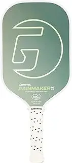 GAMMA Rainmaker Pickleball Paddle – Lightweight, Large Sweet Spot, Microbead Carbon Fiber Face for Spin & Control, Customizable Swing Weight – Available in 6 Colors