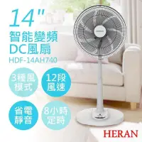 在飛比找PChome24h購物優惠-【禾聯HERAN】14吋智能變頻DC風扇 HDF-14AH7