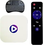Android 13.0, H96 Max M1 Android TV Box RK3528 4G 64G 2.4G/5G WiFi BT4.0 Support 4K 60fps H.265 HDR10+, HDR TV Box with i8 Keyboard