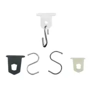 Camping Awning Hooks Clips Tent Hanger Clothing Coat Rack For Caravans Camper 2x