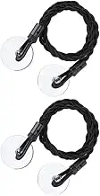 Suction Cups Clothes Drying Rope,2PCS Clothes Line with Suction Cup,Travel Clotheslines with Hooks and Suction Cup,Retractable Clothesline Clothesline with Suction Cup,Suction Cup Clothes Drying Rope