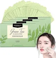 4 Packungen Gesichts-Löschpapier Grüntee Ölabsorbierende Blätter für Männer Frauen 400 Stück Gesichtsöl Blotting Paper, Gesicht Blotting-Papiere Face Oil Blotting Papers Öl-Löschpapier