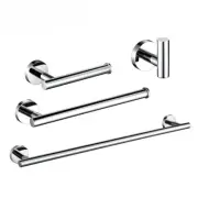 Stainless Steel Chrome Beautiful Wall Hook Toilet Paper Holder Towel Accessories