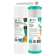 Replacement Water Filter Pack For Twin Undersink UV System (2-0 4-6P 7-12G-Lamp)