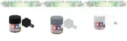 Greenhills Tamiya Acrylic Paint Pack - Flat Black XF1 + White XF2 + Chrome Silve