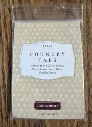 Close To My Heart Foundry Tabs