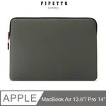 PIPETTO MACBOOK AIR 13.6吋 / PRO 14吋 CLASSIC FIT 電腦包-灰綠色