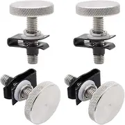 Alpha Rider Lengthen Saddlebag Locks Mounting Security Theft Deterrent for Harley Touring 1985-2020 Stainless Steel