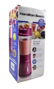 Hamilton Beach Shakes and Smoothies with BPA-Free Personal Blender, 14 oz