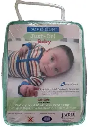 Sovereign Just Dry Baby Waterproof Mattress Protector. Deep Fitted 18cm Relaxed