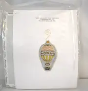 Kirk & Bradley Mini Hot Air Balloons # KB- 1275 Gold Holly Needlpoint
