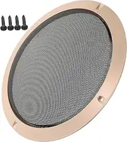 GRIRIW Ceiling Speaker Grille Cover Round Metal Mesh Home Audio Protective Grill Indoor Decorative Ring for Theater Living Room Wall Mounted Speakers