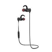 AK5 Sport Magnetic Adsorption Waterproof Noise Canceling In-ear Earphone Headset for Phone BLACK COLOR