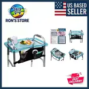 Clear View Walker Tray + Bag + Non-Slip Mat & Cup Holder, Tray for Folding Wa...