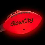 Glow in the Dark Football - Light up LED Ball - Perfect for Evening Play, Campin