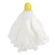 Jantex Standard Big White Socket Mop Yellow - 120g 4.2oz