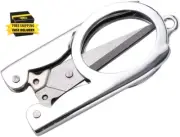 1Pc Silver Folding Scissors Office Supplies Embroidery Foldable Pocket Stainless