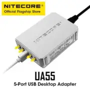 NITECORE UA55 Multi-port USB Charging Adapter 50W High Speed USB Fasting Chargin