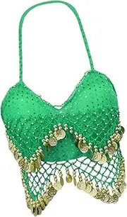 [rockible] Sparkling Halter Top for Dance Shows