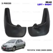 For Toyota Vios Sedan 4 Door 2003 - '06 Pair LR Rear Mud Flap Splash Guard