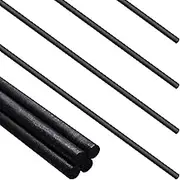 Graphite Stir Rod Stick Crucible Stir Rod Long Carbon Stirring for Melting Casting Refining Gold Silver Copper, 12 Inch Length, 5/16 Inch Diameter(4 Pieces)