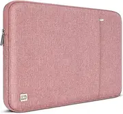 DOMISO 14 inch Laptop Sleeve Water-Resistant Computer Case Portable Carrying Bag for 14" Dell Chromebook 3400/14" Lenovo ThinkPad E460/T460/Yoga 920/15" Microsoft Surface Laptop 3, Pink