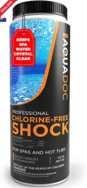 AquaDoc Non-Chlorine Spa Shock – Hot Tub Oxidizer, Bromine Boost, Chlorine-Free